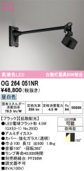 オーデリック　OG264051NR(ランプ別梱)　エクステリア スポットライト LEDランプ 昼白色 防雨型 ブラック