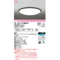 オーデリック　OL251619BCR　シーリングライト 12畳 調光 調色 Bluetooth リモコン別売 LED一体型 電球色〜昼光色 エボニーブラウン [♭]