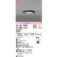 オーデリック　OL251765R　シーリングライト 調光 調光器別売 LED一体型 電球色 ブラック
