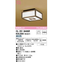 オーデリック　OL251844NR(ランプ別梱)　シーリングライト 非調光 和風 LEDランプ 昼白色 杉(民芸塗)