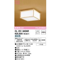オーデリック　OL251845NR(ランプ別梱)　シーリングライト 非調光 和風 LEDランプ 昼白色 白木