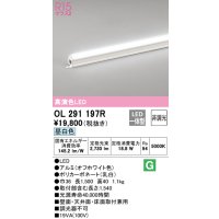 オーデリック　OL291197R　間接照明 非調光 LED一体型 昼白色 屋内用 長1500 オフホワイト