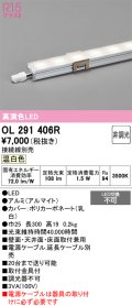 オーデリック　OL291406R　間接照明 L300 非調光 接続線別売 LED一体型 温白色