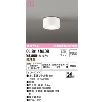 オーデリック　OL291446LDR(ランプ別梱)　シーリングライト 非調光 LEDランプ 電球色 オフホワイト