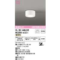 オーデリック　OL291448LDR(ランプ別梱)　シーリングライト 非調光 LEDランプ 電球色 オフホワイト