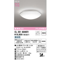 オーデリック OL291484NR1(ランプ別梱) シーリングライト 非調光 LED 昼白色 高演色LED R15