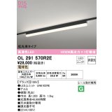オーデリック　OL291570R2E(LED光源ユニット別梱)　ベースライト 非調光 LEDユニット交換型 電球色 レール取付型 ブラック