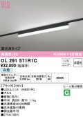 オーデリック　OL291571R1C(LED光源ユニット別梱)　ベースライト 非調光 LEDユニット交換型 白色 レール取付型 ブラック