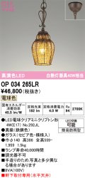 オーデリック　OP034265LR(ランプ別梱)　エクステリア ポーチライト LEDランプ 電球色 鉄錆色
