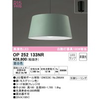 オーデリック　OP252133NR(ランプ別梱)　ペンダントライト 非調光 LEDランプ 昼白色 フレンジタイプ モスグリーン