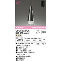 オーデリック　OP252227LR(ランプ別梱)　ペンダントライト 非調光 LEDランプ 電球色 フレンジタイプ ピアノブラック