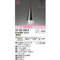 オーデリック　OP252228LR(ランプ別梱)　ペンダントライト 非調光 LEDランプ 電球色 プラグタイプ ピアノブラック