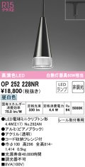 オーデリック　OP252228NR(ランプ別梱)　ペンダントライト 非調光 LEDランプ 昼白色 プラグタイプ ピアノブラック