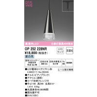 オーデリック　OP252228NR(ランプ別梱)　ペンダントライト 非調光 LEDランプ 昼白色 プラグタイプ ピアノブラック