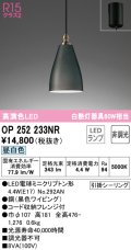 オーデリック　OP252233NR(ランプ別梱)　ペンダントライト 非調光 LEDランプ 昼白色 フレンジタイプ ブラック