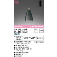 オーデリック　OP252233NR(ランプ別梱)　ペンダントライト 非調光 LEDランプ 昼白色 フレンジタイプ ブラック
