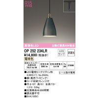 オーデリック　OP252234LR　ペンダントライト 非調光 LEDランプ 電球色 プラグタイプ ブラック
