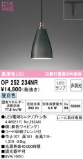 オーデリック　OP252234NR(ランプ別梱)　ペンダントライト 非調光 LEDランプ 昼白色 プラグタイプ ブラック