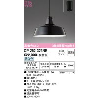 オーデリック　OP252323NR(ランプ別梱)　ペンダントライト 非調光 LEDランプ 昼白色 フレンジタイプ ブラック