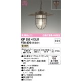 オーデリック　OP252413LR(ランプ別梱)　ペンダントライト 非調光 LEDランプ 電球色 フレンジタイプ 鉄錆色