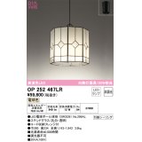オーデリック　OP252467LR(ランプ別梱)　ペンダントライト 非調光 和風 LEDランプ 電球色 フレンジタイプ