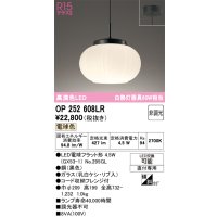 オーデリック　OP252608LR(ランプ別梱)　ペンダントライト 非調光 和風 LEDランプ 電球色 フレンジタイプ 黒色