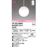 オーデリック　OP252626NR　ペンダントライト 非調光 LEDランプ 昼白色 フレンジタイプ オフホワイト