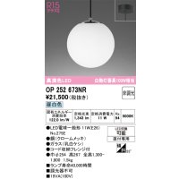 オーデリック　OP252673NR(ランプ別梱)　ペンダントライト 非調光 LEDランプ 昼白色 フレンジタイプ クロームメッキ