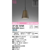 オーデリック　OP252787NR(ランプ別梱)　ペンダントライト 非調光 LEDランプ 昼白色 プラグタイプ ウォールナット色