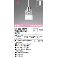 オーデリック　OP252836NR(ランプ別梱)　ペンダントライト 非調光 LEDランプ 昼白色 プラグタイプ
