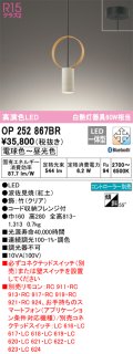 オーデリック　OP252867BR　ペンダントライト 調光 調色 Bluetooth コントローラー別売 LED一体型 電球色〜昼光色 フレンジタイプ 波佐見焼