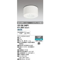 オーデリック　OR036346P1　非常灯・誘導灯 リモコン別売 LED一体型 昼白色 防雨・防湿型 低天井用(〜3m) ホワイト