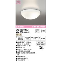 オーデリック　OW269026LR(ランプ別梱)　バスルームライト 非調光 LEDランプ 電球色 防雨・防湿型 オフホワイト