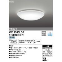 オーデリック　OX9743LDR　シーリングライト LED一体型 非調光 昼白色 リモコン付属 〜6畳 [♭]