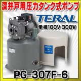 深井戸用圧力タンク式ポンプ（60Hz） テラル　PG-307F-6　単相100V 300W 自動式 ジェット付属