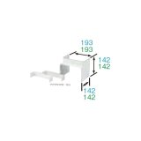 長府/サンポット 石油暖房機 関連部材　SGE-L4　屋内配管・内コーナーカバー[♪■]