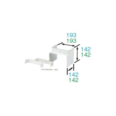 画像1: 長府/サンポット 石油暖房機 関連部材　SGE-L4　屋内配管・内コーナーカバー[♪■]
