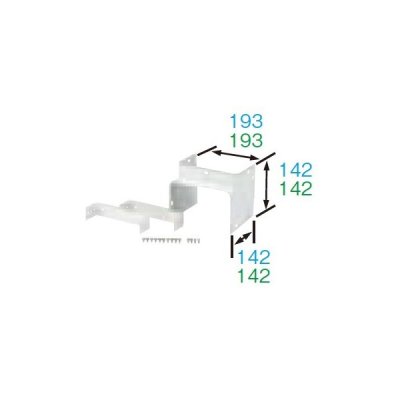 画像1: 長府/サンポット 石油暖房機 関連部材　SGE-L4　屋内配管・内コーナーカバー[♪■]