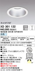 オーデリック　XD301122　ダウンライト 埋込穴φ150 電源装置・調光器・信号線別売 LED一体型 白色 高天井用 防雨型 オフホワイト