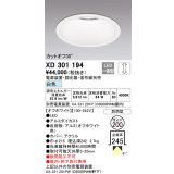 オーデリック　XD301194　ダウンライト 埋込穴φ200 電源装置・調光器・信号線別売 LED一体型 白色 高天井用 防雨型 オフホワイト