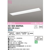 オーデリック　XD504002R5A(LEDユニット別梱)　ベースライト □1235×220 非調光 LEDユニット交換型 昼光色 埋込型