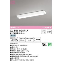 オーデリック　XL501001R1A(LED光源ユニット別梱)　ベースライト W150 非調光 LEDユニット交換型 昼光色 直付型