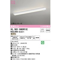 オーデリック　XL501060R1E(LED光源ユニット別梱)　ベースライト 非調光 LEDユニット交換型 電球色 直付型