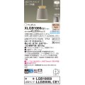 パナソニック XLGB1066CE1(ランプ別梱) ペンダント LED(電球色) 天井吊下型 直付タイプ アルミセード 拡散タイプ LEDランプ交換型 ベージュ