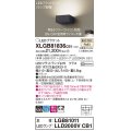パナソニック　XLGB81836CB1　ブラケット 壁直付型 LED (温白色) 拡散タイプ 調光タイプ(ライコン別売) 白熱電球60形1灯器具相当 ブラック
