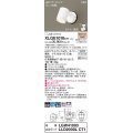 パナソニック XLGE1010CT1(ランプ別梱) スポットライト LED(電球色) 天井・壁直付型 屋外用 拡散 LEDランプ交換型 パネル付型 防雨型 ホワイト