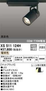 オーデリック　XS511124H　スポットライト LED一体型 非調光 電球色 ブラック
