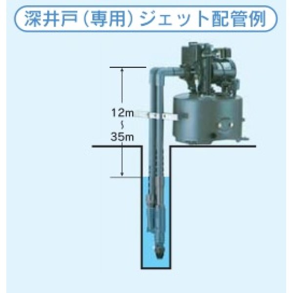 画像2: 深井戸用 専用ジェット テラル　KP-J224DX 浅深用自動式ポンプ(KP形) 深井戸用インバータポンプ(JP-V 形) (2)