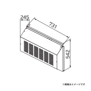 画像: 日立　SP-BF-MB-SS　エアコン 部材 背面吸込フード ステンレス製 ※受注生産品 [(^^)§]