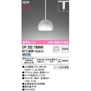 画像: オーデリック　OP252789NR(ランプ別梱)　ペンダントライト 非調光 LEDランプ 昼白色 プラグタイプ